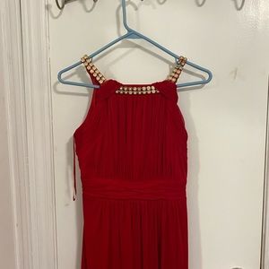 Beautiful red gown